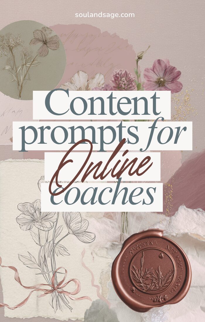 Free content prompts for online coaches based on your Human Design Type