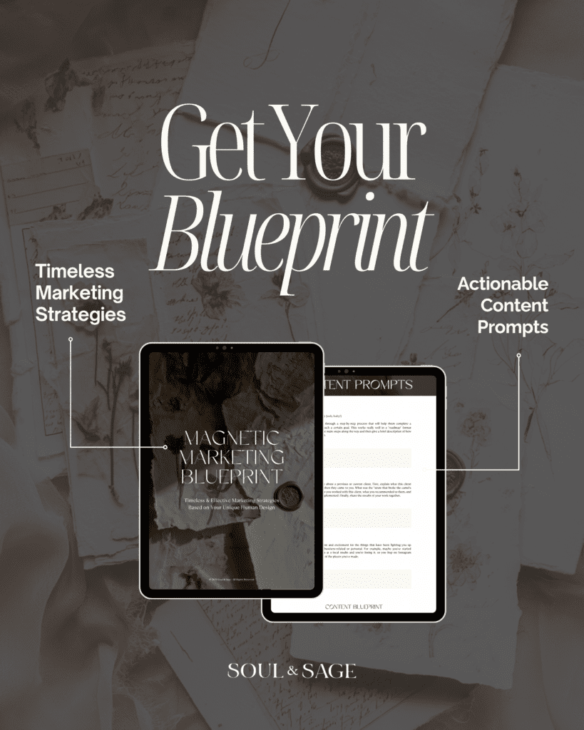 Personalized marketing strategy based on your unique Human Design