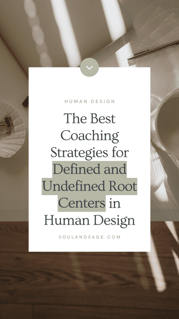 Do your clients react to stress in completely different ways? It could be because of their Root Center! 👀 Learn how defined vs undefined Root Centers affect stress levels and how you can coach them accordingly. → Click here for strategies to support your clients with ease.